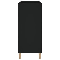 vidaXL Plattenschrank Schwarz 84,5x38x89 cm Holzwerkstoff