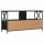 vidaXL TV-Schrank Schwarz 90x33x45 cm Holzwerkstoff &amp; Eisen