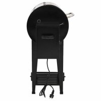 vidaXL Pelletgrill mit Ablage Schwarz 94 cm Eisen