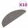 vidaXL Stufenmatten Selbstklebend 10 Stk. Grau 56x17x3 cm