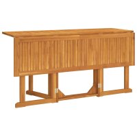 vidaXL Garten-Klapptisch Butterfly 150x90x75 cm Massivholz Teak