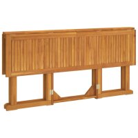 vidaXL Garten-Klapptisch Butterfly 150x90x75 cm Massivholz Teak