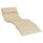 vidaXL Sonnenliegen-Auflage Beige 180x60x3 cm Oxford-Gewebe