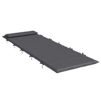 vidaXL Sonnenliegen-Auflage Anthrazit 180x60x3 cm Oxford-Gewebe