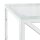 vidaXL Couchtisch 110x45x45 cm Edelstahl und Glas