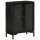 vidaXL Sideboard Schwarz 55x30x77 cm Massivholz Mango und Eisen