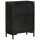 vidaXL Sideboard Schwarz 55x30x77 cm Massivholz Mango und Eisen