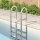 vidaXL Pool-Leiter 54x38x158 cm Edelstahl 304