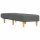 vidaXL Chaiselongue Dunkelgrau Stoff