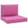 vidaXL Palettenkissen 2 Stk. Rosa Oxford-Gewebe