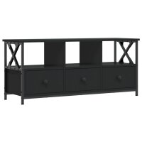 vidaXL TV-Schrank Schwarz 102x33x45 cm Holzwerkstoff und...
