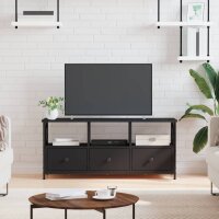 vidaXL TV-Schrank Schwarz 102x33x45 cm Holzwerkstoff und...