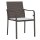 vidaXL 5-tlg. Garten-Essgruppe mit Kissen Poly Rattan und Stahl