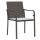 vidaXL 5-tlg. Garten-Essgruppe mit Kissen Poly Rattan und Stahl
