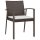vidaXL 7-tlg. Garten-Essgruppe mit Kissen Poly Rattan und Stahl