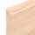 vidaXL Wandregal 60x10x6 cm Massivholz Eiche Unbehandelt