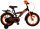 Volare Thombike 14 Zoll 22,5 cm Jungen R&uuml;cktrittbremse Schwarz/Orange