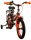 Volare Thombike 14 Zoll 22,5 cm Jungen Rücktrittbremse Schwarz/Orange