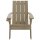 vidaXL Adirondack-Gartenstuhl Hellbraun 75x88,5x89,5 cm Polypropylen