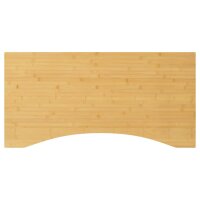 vidaXL Schreibtischplatte 110x55x2,5 cm Bambus