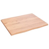 vidaXL Schreibtischplatte Hellbraun 60x50x2 cm Massivholz...