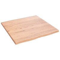 vidaXL Schreibtischplatte Hellbraun 60x60x2 cm Massivholz Eiche