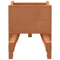 vidaXL Pflanzgef&auml;&szlig;e Schubkarre-Design 2 Stk. 47x15x19 cm Massivholz