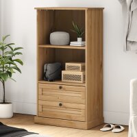 vidaXL Bücherregal VIGO 60x35x114,5 cm Massivholz...