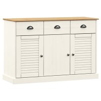 vidaXL Sideboard mit Schubladen VIGO 113x40x75 cm Massivholz Kiefer