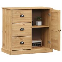 vidaXL Sideboard mit Schubladen VIGO 78x40x75 cm Massivholz Kiefer