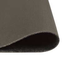 vidaXL K&uuml;chenteppich Waschbar Cooking Schwarz 60x180 cm Samt