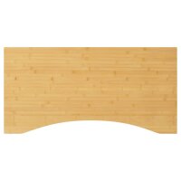 vidaXL Schreibtischplatte 110x55x1,5 cm Bambus