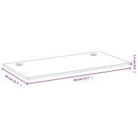 vidaXL Schreibtischplatte 80x40x1,5 cm Bambus