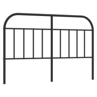 vidaXL Kopfteil Metall Schwarz 150 cm