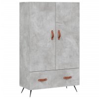vidaXL Highboard Betongrau 69,5x31x115 cm Holzwerkstoff