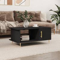 vidaXL Couchtisch Schwarz 90x50x40 cm Holzwerkstoff