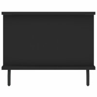 vidaXL Couchtisch Schwarz 90x50x40 cm Holzwerkstoff