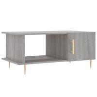 vidaXL Couchtisch Grau Sonoma 90x50x40 cm Holzwerkstoff