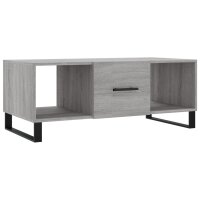 vidaXL Couchtisch Grau Sonoma 102x50x40 cm Holzwerkstoff