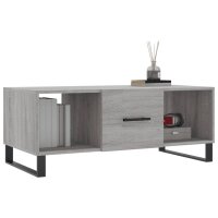 vidaXL Couchtisch Grau Sonoma 102x50x40 cm Holzwerkstoff