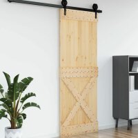vidaXL Tür 85x210 cm Massivholz Kiefer