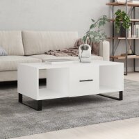 vidaXL Couchtisch Wei&szlig; 102x50x40 cm Holzwerkstoff