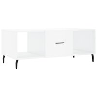 vidaXL Couchtisch Hochglanz-Weiß 102x50x40 cm...