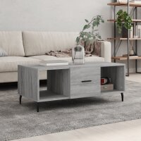 vidaXL Couchtisch Grau Sonoma 102x50x40 cm Holzwerkstoff