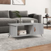 vidaXL Couchtisch Grau Sonoma 90x50x40 cm Holzwerkstoff