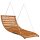 vidaXL Hollywoodschaukel mit Dach Massivholz Fichte mit Teak-Finish