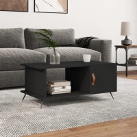 vidaXL Couchtisch Schwarz 90x50x40 cm Holzwerkstoff