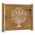 vidaXL Gartentor 105x80 cm Cortenstahl Baum-Design