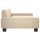 vidaXL Kindersofa Creme 90x53x30 cm Stoff