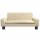 vidaXL Kindersofa Creme 70x45x30 cm Stoff